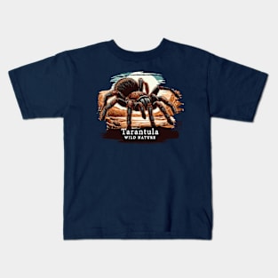 Tarantula - WILD NATURE - TARANTULA SPIDER -9 Kids T-Shirt